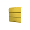 Софит металлический центральная перфорация 0,45 PE с пленкой RAL 1018 цинково-желтый