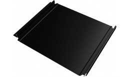 Кликфальц Double Pro Grand Line 0,45 ПЭ с пленкой на замках RAL 9005 черный