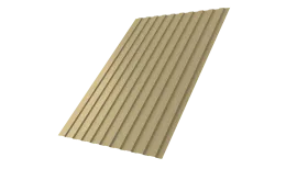 Профнастил С8B v03 0,4 PE RAL 1014 слоновая кость