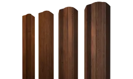 Штакетник М-образный А фигурный 0,45 Print Premium Golden Wood Fresh TwinColor