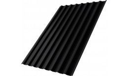 Профнастил С20B Grand Line 0,5 Satin Matt с пленкой RAL 9005 черный