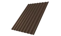 Профнастил С20R Grand Line 0,5 Velur X RAL 8017 шоколад DRIP