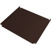 Кликфальц Double Pro Гофр Grand Line 0,45 Drap ТХ двухсторонний с пленкой на замках RAL 8017 шоколад
