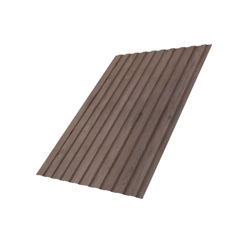 Профнастил С8B v01 Grand Line 0,45 Print Elite White Wood TwinColor