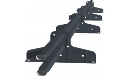Снегозадержатель Стандарт Т4 d 40х20 RAL 7024 (3м)