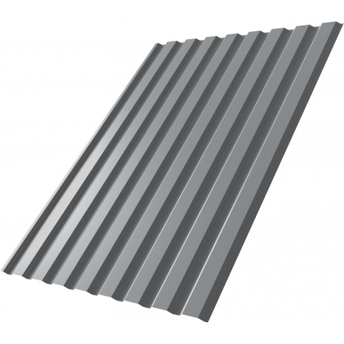 Профнастил С20A Grand Line 0,4 PE с пленкой RAL 7004 сигнальный серый