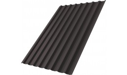 Профнастил С20B Grand Line 0,5 Drap с пленкой RR 32 темно-коричневый