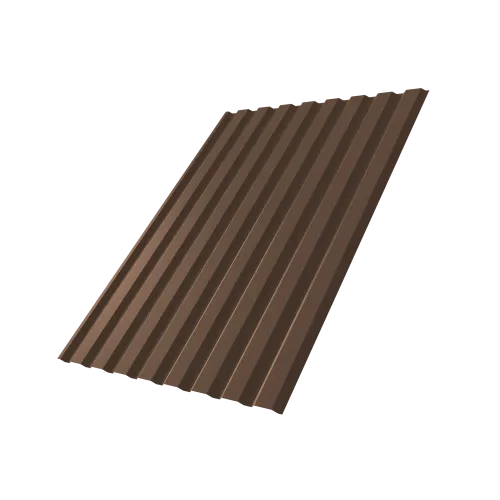 Профнастил С20A Grand Line 0,45 ПЭ матовый RAL 8017 шоколад