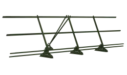 Ограждение кровельное со снегозадержателем на фальц Grand Line 0,9х3м RAL 6020