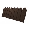 Профнастил C10B фигурный 0,45 Drap-double TX RAL 8017 шоколад