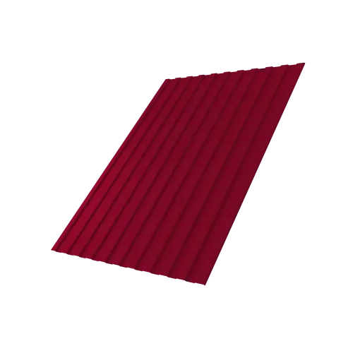 Профнастил С8A v02 Grand Line 0,45 PE RAL 3003 рубиново-красный