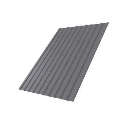 Профнастил С8A v02 Grand Line 0,45 Drap с пленкой RAL 7004 сигнальный серый