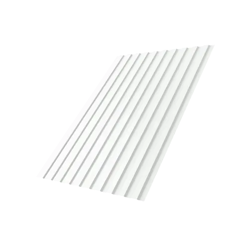 Профнастил С8B v03 0,4 PE RAL 9003 сигнальный белый