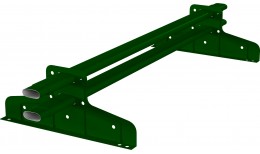 Снегозадержатель Стандарт Т4 d 40х20 RAL 6002 (1м)