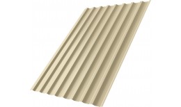 Профнастил С20B Grand Line 0,45 PE с пленкой RAL 1015 светлая слоновая кость