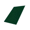Профнастил С21R 0,5 PE RAL 6005 зеленый мох
