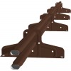 Снегозадержатель Стандарт Т4 d 40х20 RAL 8017 (3м)