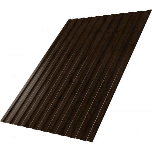 Профнастил С8A v01 Grand Line 0,45 Print-Double Elite с пленкой Antique Wood