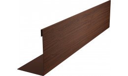 Нащельник 125 Texas 25х35 0,45 Print Elite с пленкой Choco Wood TwinColor (L1,5)