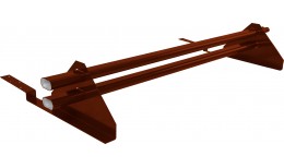 Снегозадержатель трубчатый для композитной черепицы RAL 3009 (1м)