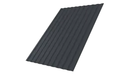 Профнастил С8A v03 0,5 Rooftop Бархат RAL 7024 мокрый асфальт