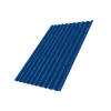 Профнастил С21R 0,45 PE lite с пленкой RAL 5005 сигнальный синий