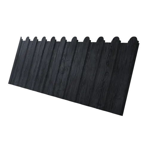 Профнастил С8A v02 фигурный Grand Line 0,45 Print Premium с пленкой Grey Wood TwinColor