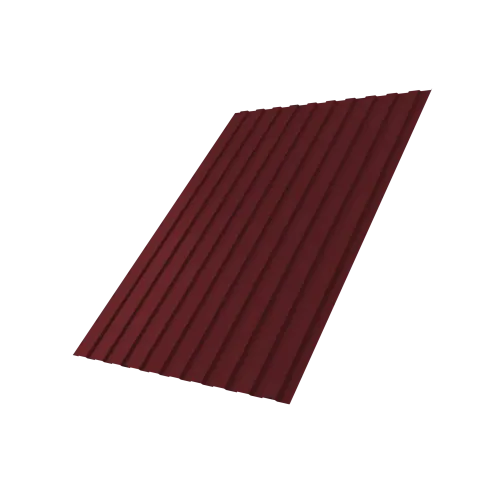 Профнастил С8B v01 Grand Line 0,45 Drap RAL 3005 красное вино