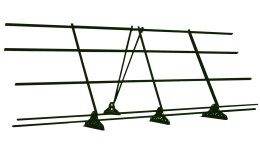 Ограждение кровельное со снегозадержателем на фальц Grand Line 1,2х3м RAL 6002