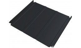 Кликфальц Double Pro Line Grand Line 0,45 Drap с пленкой на замках RAL 7024 мокрый асфальт