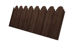 Профнастил C10B фигурный 0,4 Print Premium Antique Wood TwinColor