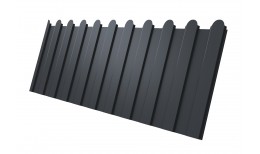 Профнастил С8A v02 фигурный Grand Line 0,5 Satin Matt TX RAL 7024 мокрый асфальт