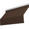 Ламель жалюзи Milan new 0,5 Satin Matt с пленкой RAL 8017 шоколад