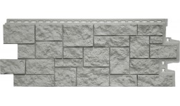 Фасадная панель Grand Line Дикий камень Classic серый