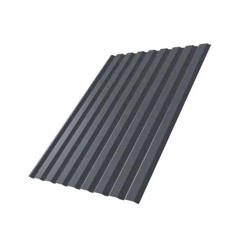 Профнастил С20A 0,7 PE-Double RAL 7024 мокрый асфальт