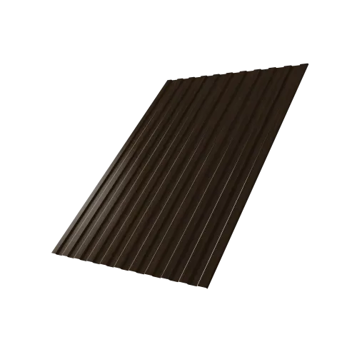 Профнастил С8A v02 Grand Line 0,45 Print Elite с пленкой Coffee Wood TwinColor