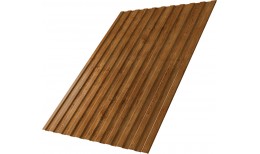 Профнастил С8A v01 Grand Line 0,45 Print-Double Elite с пленкой Golden Wood