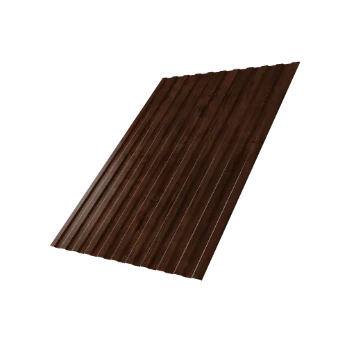 Профнастил С8A v03 0,45 Print Elite Cherry Wood TwinColor