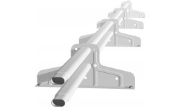 Снегозадержатель Стандарт Т4 d 40х20 RAL 9003 (3м)