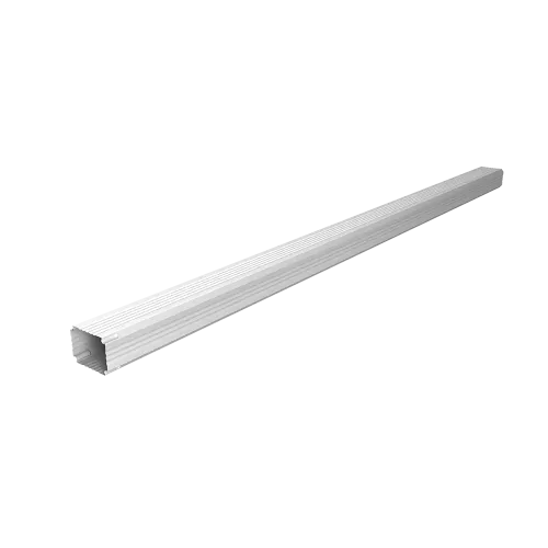 Труба гофрированная Vortex Lite 76х102х2000мм PE RAL 9003 сигнальный белый