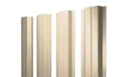 Штакетник П-образный A с прямым резом 0,5 Satin RAL 1015 светлая слоновая кость