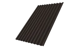 Профнастил С21R 0,5 Satin Matt RR 32 темно-коричневый DRIP