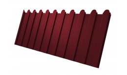 Профнастил C8A фигурный 0,45 Drap RAL 3005 красное вино