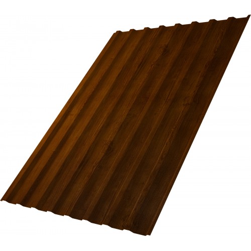 Профнастил С20B Grand Line 0,45 Print Premium с пленкой Golden Wood Intense FTC
