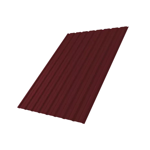 Профнастил С10B 0,5 PE RAL 3005 красное вино