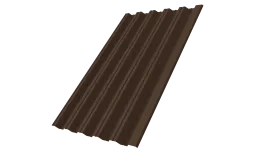 Профнастил НС35R 0,5 Satin Matt TX RAL 8017 шоколад DRIP