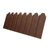 Профнастил C10A фигурный 0,45 Print Elite Choco Wood TwinColor