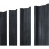 Штакетник П-образный В с прямым резом 0,45 Print Premium Grey Wood TwinColor
