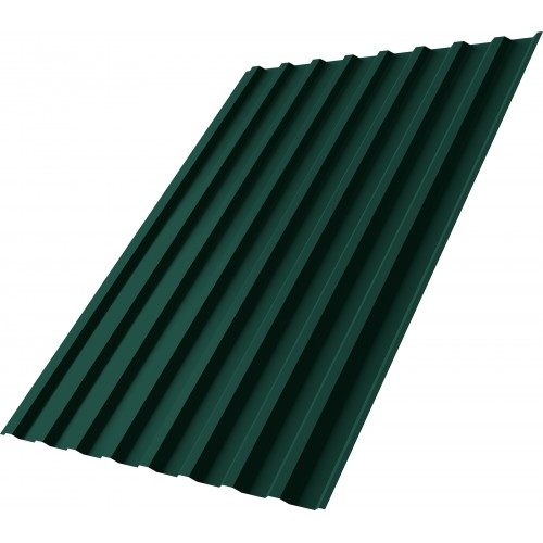 Профнастил С20B Grand Line 0,45 Drap с пленкой RAL 6005 зеленый мох