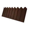 Профнастил C20A фигурный 0,45 Print Elite Choco Wood TwinColor